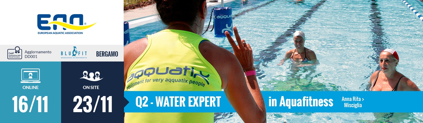 ⭐ Corso WATER EXPERT in AQUAFITNESS – NUOVA FORMULA