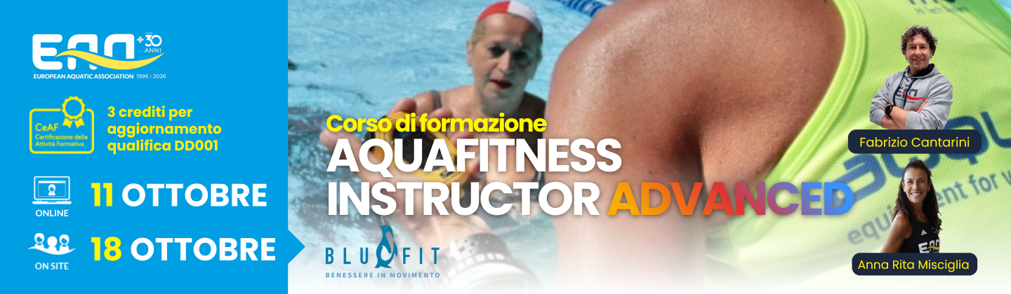 Corso AQUAFITNESS INSTRUCTOR ADVANCED