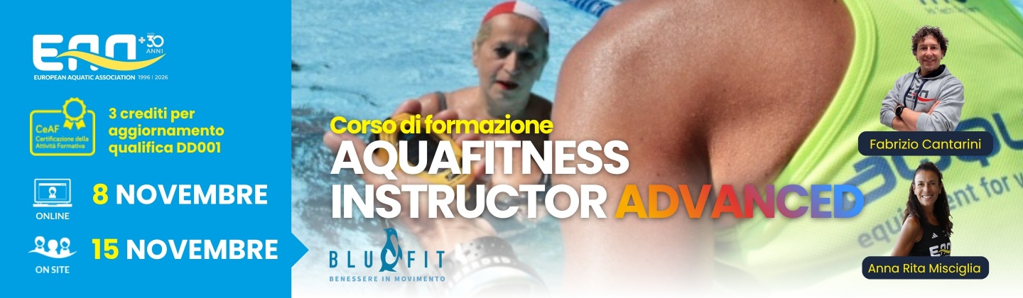 Corso AQUAFITNESS INSTRUCTOR ADVANCED