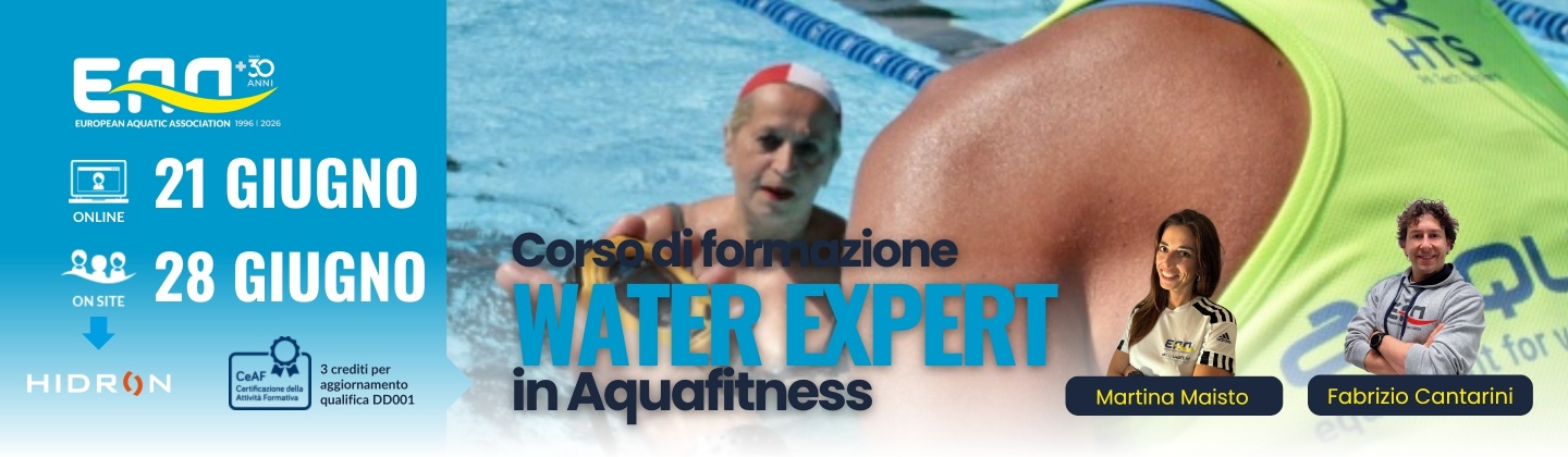 Corso WATER EXPERT in AQUAFITNESS