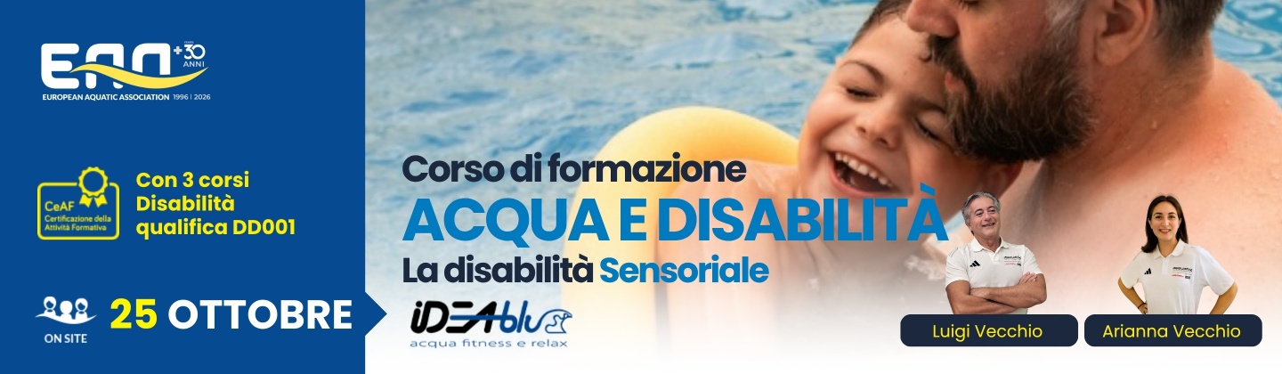ONSITE – Corso ACQUA E DISABILITÀ – La disabilità Sensoriale