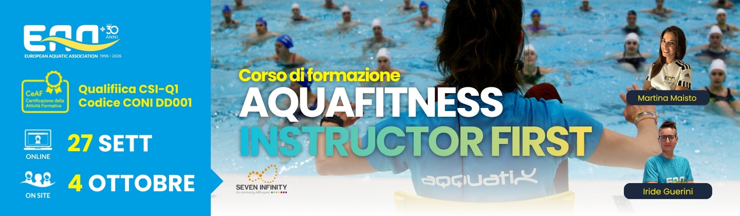 Corso AQUAFITNESS INSTRUCTOR FIRST